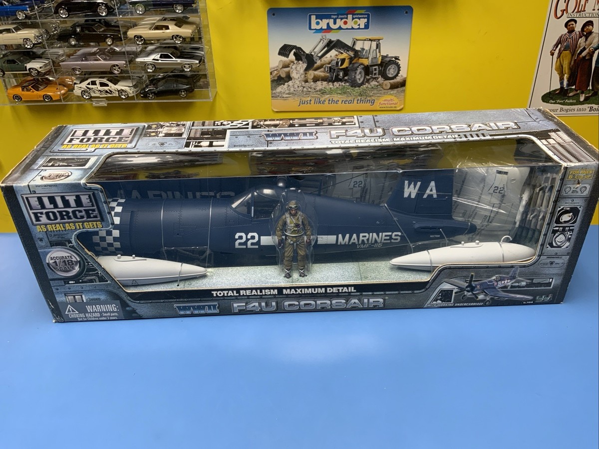 Rare Elite Force WWII F4U Corsair 22 (Marines) Blue VMF-115