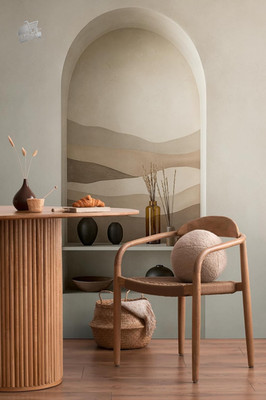 Modern Wallpaper - Beige, Brown, Cream Arched Design Wall Mural