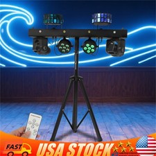 4 in1 LED Moving Head Par Effect Light with Tripod Stand DMX for DJ Party Lights