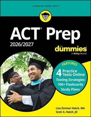 Lisa Zimmer Hatch Scott A. Hatch ACT Prep 2026/2027 For Dummies (Paperback)
