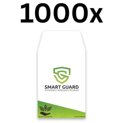 Smart Guard Toploader Display (1000 Stück) Einzelkarten Schutz TCG Toploader