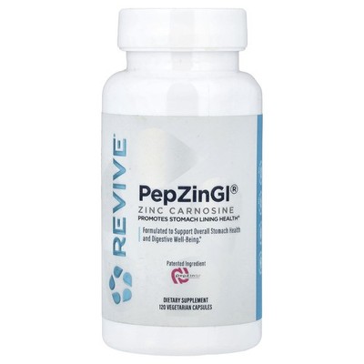Revive, PepZinGI , Zinc Carnosine, Zink-Carnosin, 120 pflanzliche Kapseln