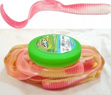 Berkley Gulp Alive Saltwater Grub 6" Pint Tub Pink Shine GASPG6-PSH
