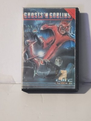 ELITE Ghosts'N Goblins Cassette CBM 64/128 UNTESTED GUC