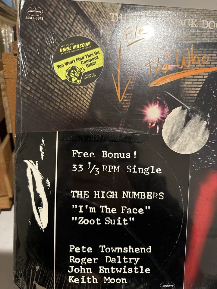 The Who High Numbers Thru’ The Back Door LP + Bonus 45 Zoot Suit Rare - Image 2 of 4