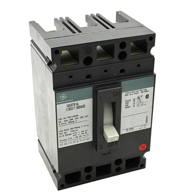 GE General Electric TED134020 Industrial Circuit Breaker 20A 480VAC/250VDC 3P