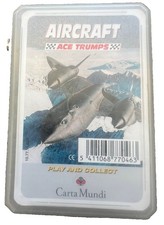 Aircraft - Ace Trumps, Carta Mundi, in Plastic Case, Used Complete Set, Aviation