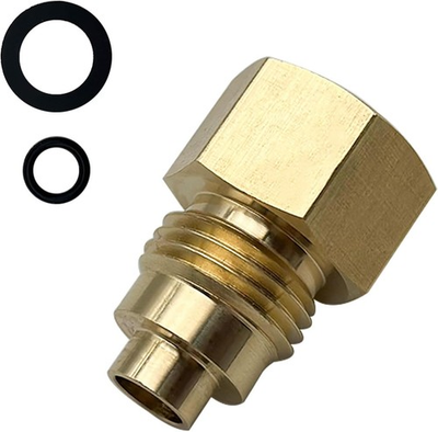 #ad LS Swap Power Steering Pump Line Fitting Replacement Part Use to Brass $14.76