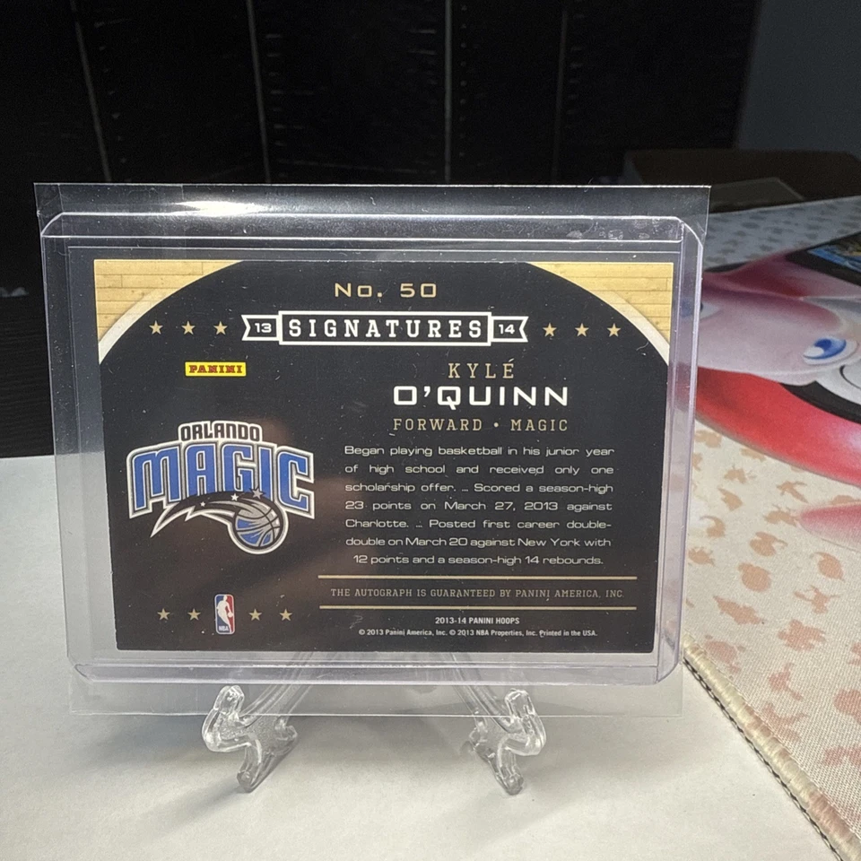 Panini 2013-14 NBA Hoops Signatures Kyle O'Quinn #50 Auto 💥💥💥💥 - Image 2 of 2