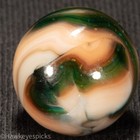 Ravenswood *RAVEN'S EGG Swirl Marble 5/8"+Mint-oor Hawkeyespicks sg — photo 2