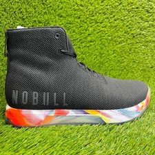 Nobull Outwork High-Top Mens Size 12 Black Running Cross Training Shoes Sneakers
