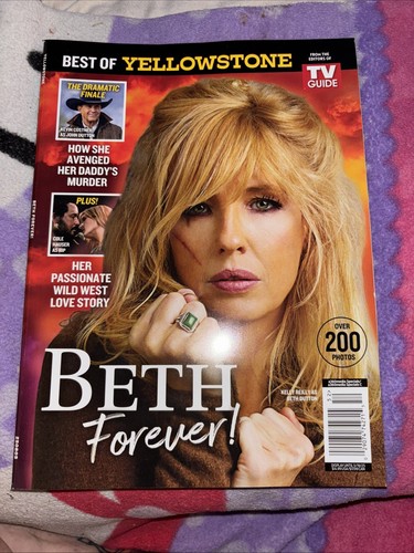 BETH DUTTON FOREVER! / KELLY REILLY of "YELLOWSTONE" 2025 TV GUIDE Magazine NEW