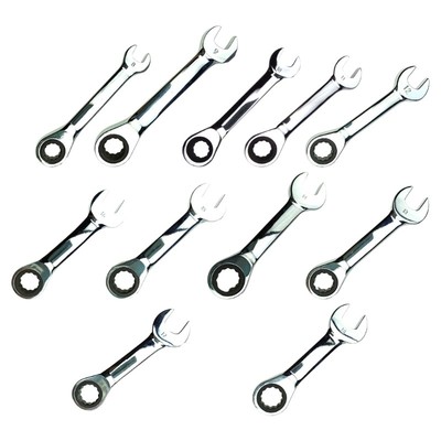 Ratchet Socket Wrench Reversible Combination Single Wrench Quick Open Spanner
