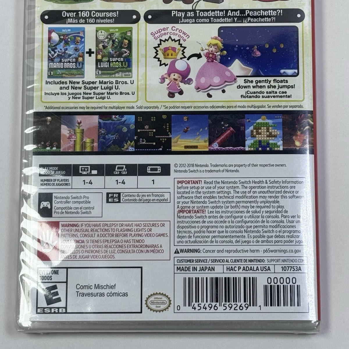 New Super Mario Bros. U Deluxe (Nintendo Switch, 2019) for sale