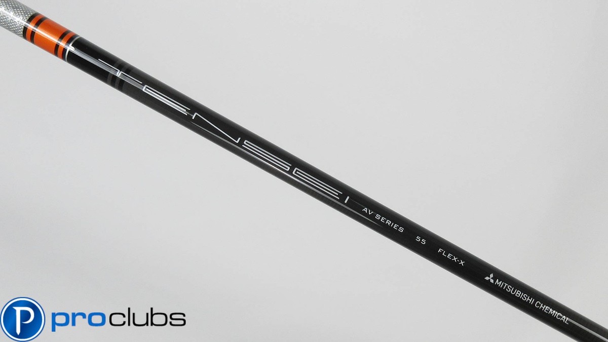 NEW MITSUBISHI TENSEI AV RAW ORANGE 55 X-FLEX DRIVER SHAFT