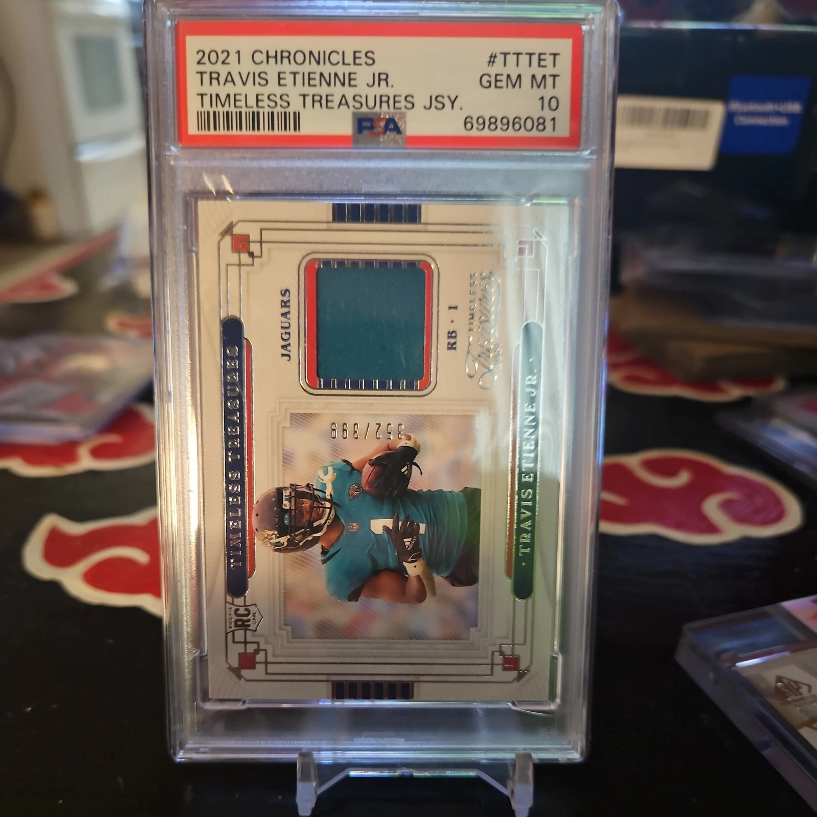 Travis Etienne Panini Chronicles Timeless Treasures Jerseys #TTTET Base