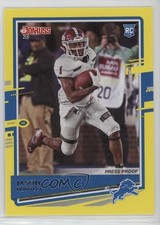 2020 Panini Donruss Rookie Dollar Tree Press Proof Yellow Jason Huntley #254 2k3