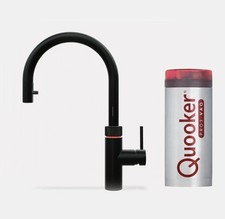 Quooker Flex  Round Black Tap With PRO3 Tank