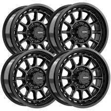 Set Of 4 Ultra 116 Atlas 18x9 8x170 12mm Gloss Black Wheels Rims 18 Inch