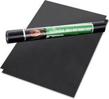 Oven Liners for Bottom of Oven, Mat, 15.75" X 23.62", 2 Package, Black 