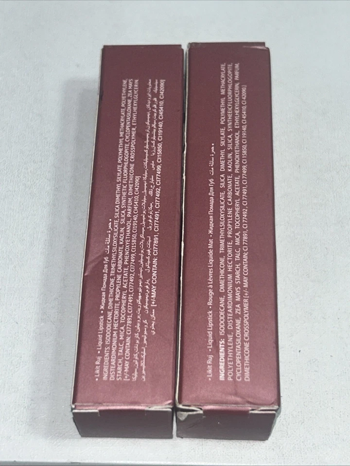 2 New Volumizing Matte Long Lasting Lipgloss Nude & Pink Miss 2M - Image 4 of 4