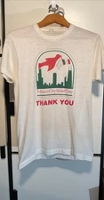 VINTAGE 1985 Screen Stars Sz L T Shirt MEXICO CITY FUNDRAISER CHICAGO IL