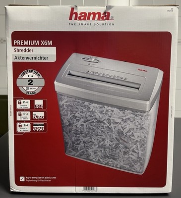 Hama The Smart Solution Premium X6M Document Destroyer - Working Like New