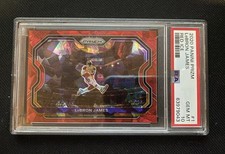 2020 Panini Prizm LeBron James Base Prizms Red Ice #1 PSA 10