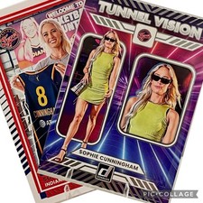 2025 Panini Donruss WNBA Tunnel Vision  & Base Sophie Cunningham Indiana Fever