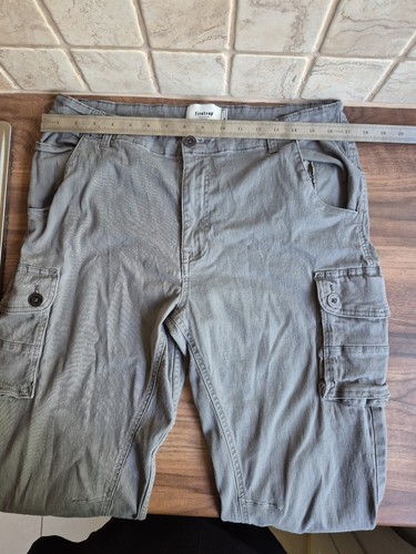 Firetrap Combat Utility Trouser Size 36 Grey Colour VGC - Picture 7 of 9
