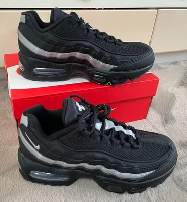 Nike Air Max 95 BB LTR (GS) Kinder Schuhe Sneaker Black Metallic Silver 39 NEU