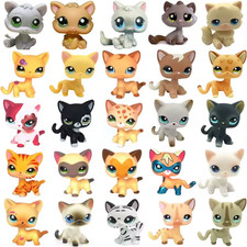 Mini Pet Bobble Head Figures Short Hair Cat Dog PVC Collectible Toy 1-3pcs
