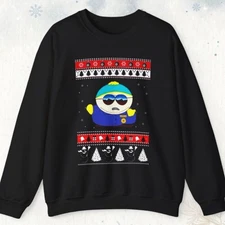 Retro Cartman South Park Christmas Sweater Sweatshirt Funny Xmas Gift S-5XL