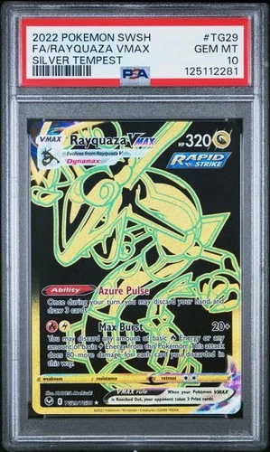 Rayquaza VMAX (Secret) TG29/TG30 Swsh12 Silver Tempest PSA 10 GEM MINT