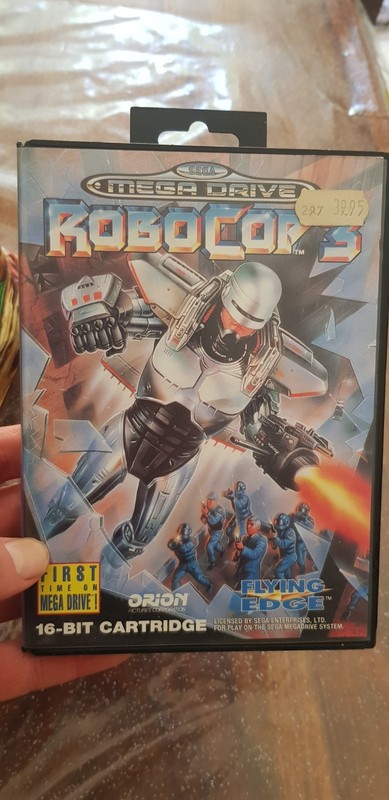 Sega Megadrive Robocop 3 PAL Rare Mega Drive No Manual PAL