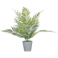 Kunstpflanze Arecapalme, Farbe GrüN-Grau, Inkl. Melamin-Topf, HöHe Ca. 53 Cm