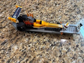 LEGO CITY: Dragster Transporter (60151) Complete Set w/o Box