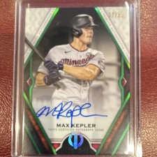Topps 2021 Tribute Max Kepler Twins Hard Signed Auto Green /99 TA-MK