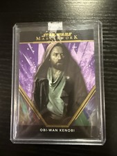 2024 Topps Star Wars Masterworks Obi Wan Kenboi purple  /50
