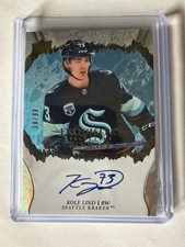 2021-22 UD Exquisite Collection Kole Lind Exquisite Rookies Auto /99 R-KL