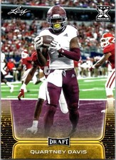 2020 Leaf Draft Quartney Davis #52 Texas A&M Aggies