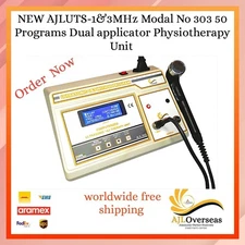 New 1&3-MHz AJLUTS-302 LCD Light Weight Physical Therapy Ultrasonic Home Use