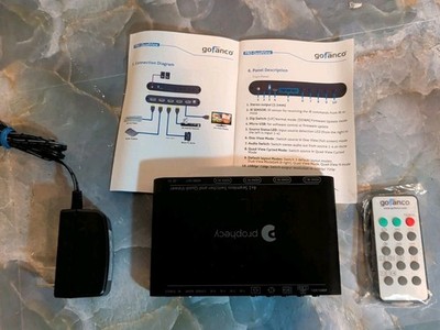 Go Fanco Prophecy 4-Port HDMI Extender/ Sswircher Quadview Multiple Displays 