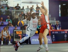 RHYNE HOWARD Signed 8.5 x 11 Photo WNBA Basketball ATLANTA DREAM 