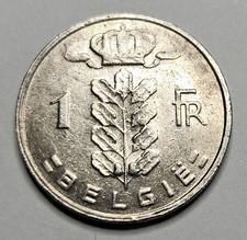 1978 Belgium 1 One Franc - Dutch Text - Belgian - World Coin - Europe 
