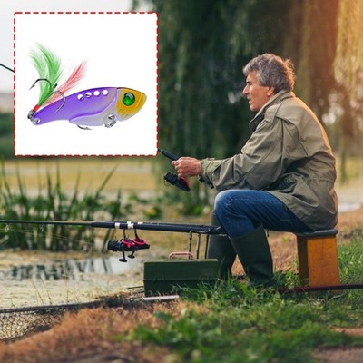 Crankbait Metal Jig Spoon Lure 3D Eye Pencil Spoon Spinner Balancers Enduring
