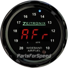 Zeitronix Zr-1 Air Fuel Ratio Gauge For Wideband Black Red Led Zeitronix Zr-1 Air Fuel Ratio Gauge For Wideband Black Red Led