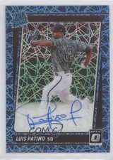 2021 Donruss Optic Carolina Blue Velocity Prizm 51/75 Luis Patino Auto 0a6