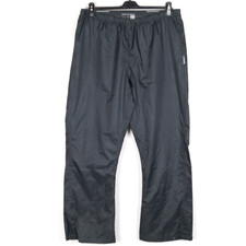 DIDRIKSONS Women Trousers Size 46 W34 L32 Outdoor Grey Elastic Waist