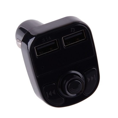 1x Car Wireless Bluetooth Handsfree FM Transmitter MP3 Player Dual USB Charger